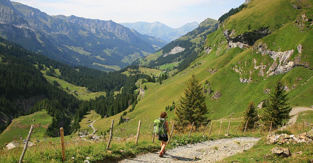 Walking the Alpine Pass Route in Switzerland