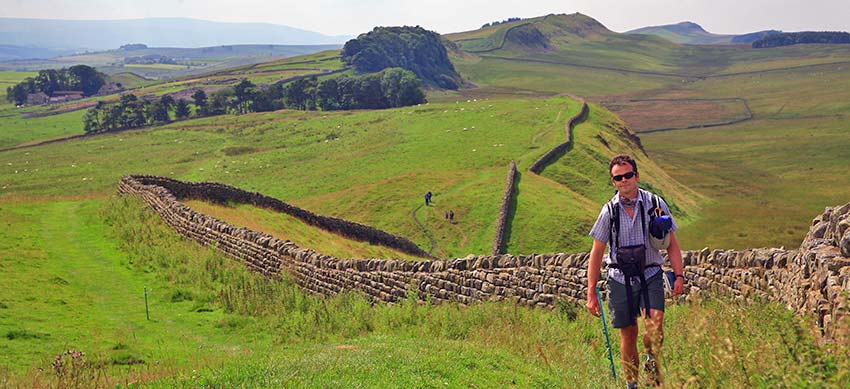 Follow Hadrian's Wall walk with Sherpa Expeditions