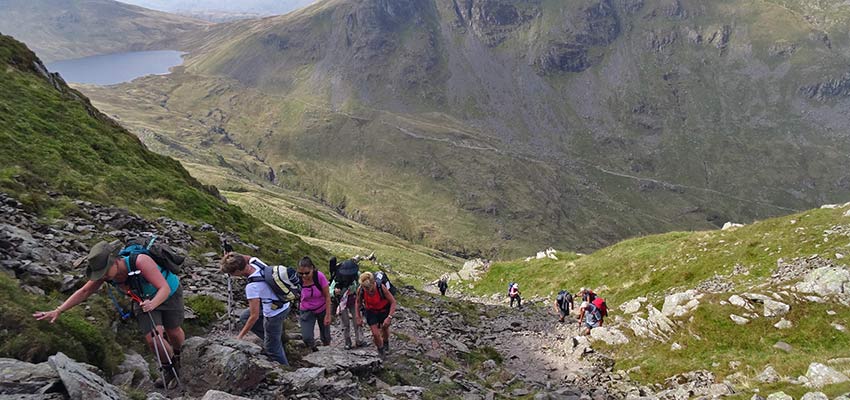 hiking terms - what is scramble - sherpa walking holidays