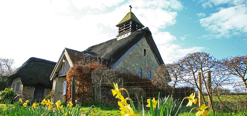 Ancient church on the Isle of Wight