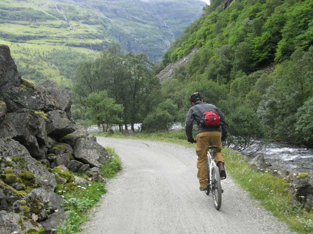 Riding the Flam Valley on Fjordland holiday in Norway