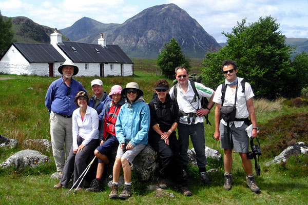 Our Group on Great Glen Way and West Highland Way Scotland