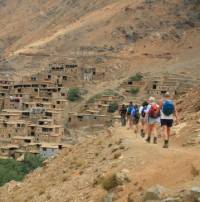 Trekking in the High Atlas Mountains on the way to Mt Toubkal, Morocco |  <i>John Millen</i>