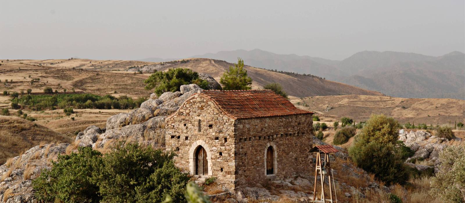 Discover one of the many ancient monasteries during your walk on Cyprus