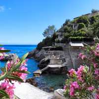 Pretty cove on the Albania coastal walk
