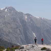 Walking the high trails in Llogara National Park