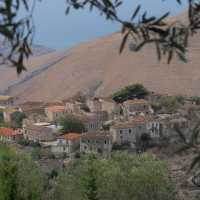 Qeparo, a well-preserved historic village on the Albanian Riviera known for its stone houses