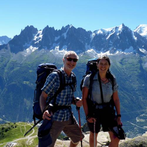 Yet another stunning vista on the Tour du Mont Blanc.  C'est Magnifique!