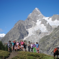 Group photo on the Tour du Mont Blanc | Ryan Graham