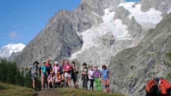 Group photo on the Tour du Mont Blanc | Ryan Graham
