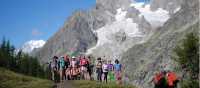 Group photo on the Tour du Mont Blanc | Ryan Graham