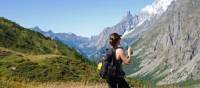 Enjoying views of the Val Ferret | Ryan Graham