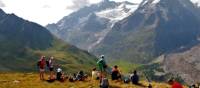 Enjoying the views of the Mont Blanc Massif and the Miage Glacier | Ryan Graham