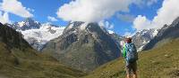 Views of Freney Pillar on the Tour du Mont Blanc | Sarah Hunt