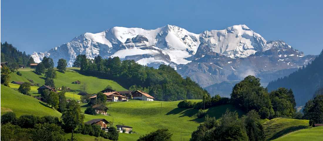 At Reichenbach in the Frutig valley, Bernese Oberland in UNESCO World Heritage Jungfrau-Aletsch region |  Switzerland Tourism
