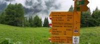 Signposts on Mont Blanc | Dana Garofani