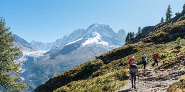 Hiking to Lac Blanc in France