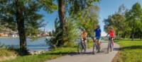 Bike riding by the Danube river in the Wachau Valley, Austria | Martin Steinthaler