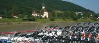 Bikes aboard the boat on the Danube | Kate Baker