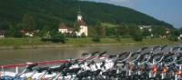 Bikes aboard the boat on the Danube | Kate Baker