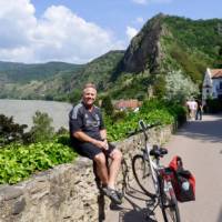 Cycling through Durnstein village along the Danube in the Wachau Valley | Pat Rochon