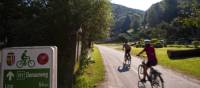 Cycling in Austria along the Danube