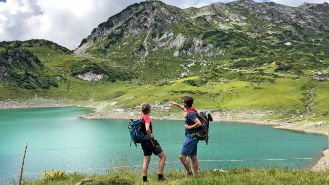 Hiking past Glacial Lakes on the Lechweg