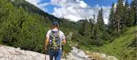 Following the course of the river Lech, Austria