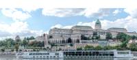 River Cruise boat MV Vivienne cruising out of Budapest