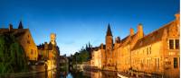 Beautiful Bruges at sunset