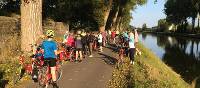 Cyclists near Bruges | Hilary Delbridge