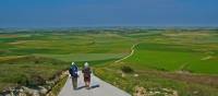 A couple of pilgrims making their way along the Camino de Santiago | Wolfgang Schwenk