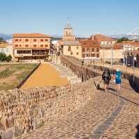 The famous bridge, Puente de Orbigo, on the Camino Frances