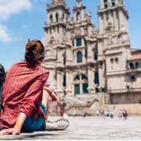 At the end of the Camino de Santiago