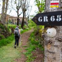 Follow route GR65 on the Le Puy Camino in France