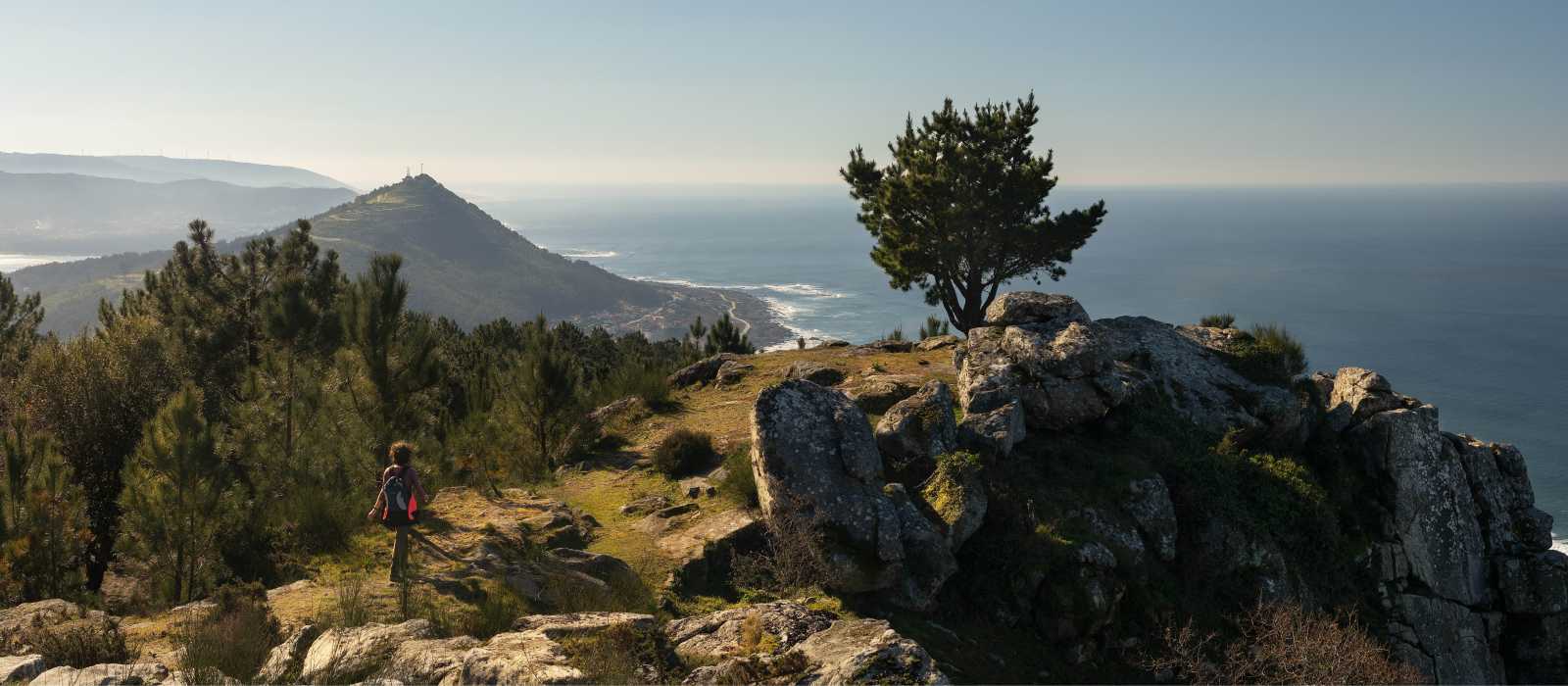 Enjoy panoramic views of the Atlantic Sea on the Portuguese Way