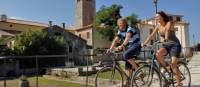 cycling in Motovun, Croatia