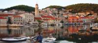 One of the charming port towns we visit on Brac Island, on our Croatian boat based trips