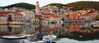 One of the charming port towns we visit on Brac Island, on our Croatian boat based trips