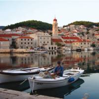 One of the charming port towns we visit on Brac Island, on our Croatian boat based trips