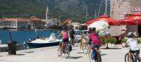 Children cycling into the town of Jelsa on the island of Hvar | Ross Baker