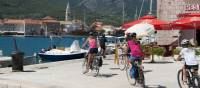 Children cycling into the town of Jelsa on the island of Hvar | Ross Baker