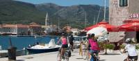 Children cycling into the town of Jelsa on the island of Hvar | Ross Baker