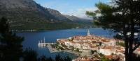 The beautiful old town of Korcula in the Dalmatian Islands