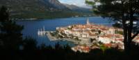 The beautiful old town of Korcula in the Dalmatian Islands