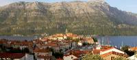 View of Korcula Island on Croatia's Dalmatian Coast