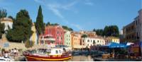 The colourful port town of Veli Lošinj, Croatia