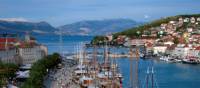 The harbour at Trogir, starting point for many of our Croatian boat based trips