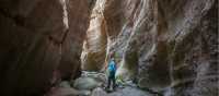 Venturing through Avakas Gorge in the Paphos District.