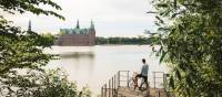 Soaking up the views of Frederiksborg Castle in Denmark. | Mark Gray